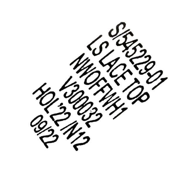 Gap white lace poet sleeve flowy lose fit blouse top sheer new size M - Picture 6 of 9